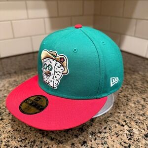 Frisco RoughRiders MiLB Copa de la Diversión New Era 59FIFTY Hat Cap 7 5/8 New